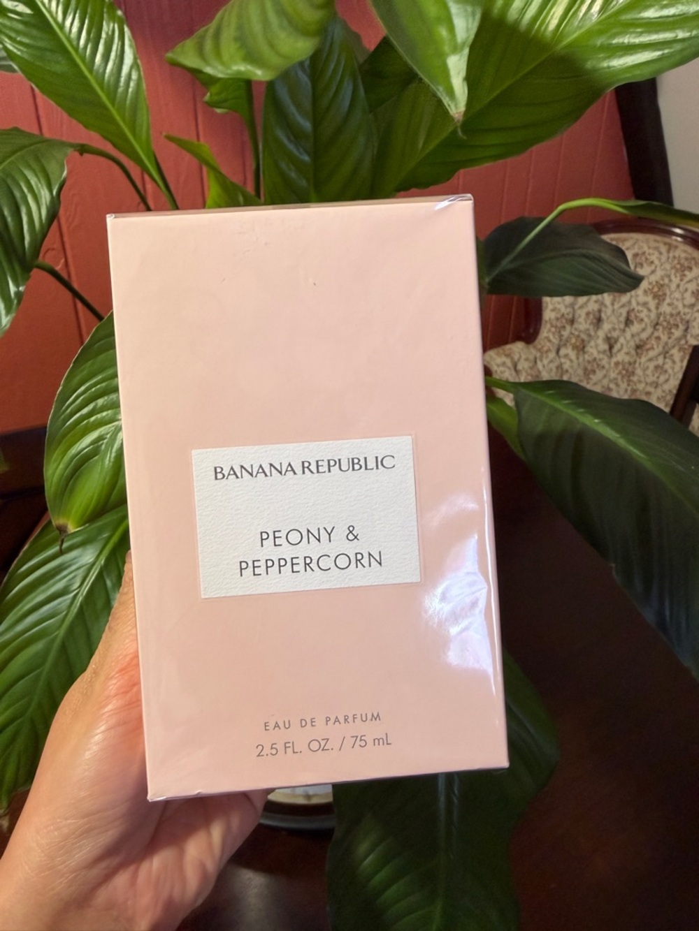 Banana Republic Peony & Peppercorn - Blush Pink Box with White Label